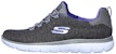 (W) Skechers Summits Quick Getaway 'Kelabu Ungu' 12983-CCPR