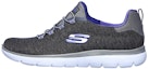 Buy (W) Skechers Summits Quick Getaway 'Kelabu Ungu' 12983-CCPR