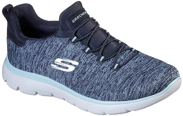 Skechers Femei Summits Quick Getaway 低筒跑步鞋 女款 海軍藍 Lookbook Skechers Femei Summits Quick Getaway 低筒跑步鞋 女款 海軍藍