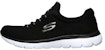 (W) Skechers Summits Sukan 'Hitam Putih' 149206-BKW