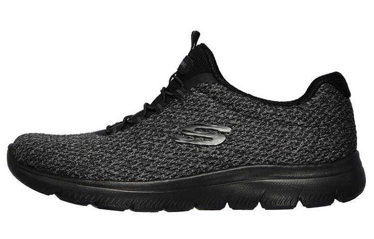 (Women) Skechers Summits Striding 'Black' 12986-BBK