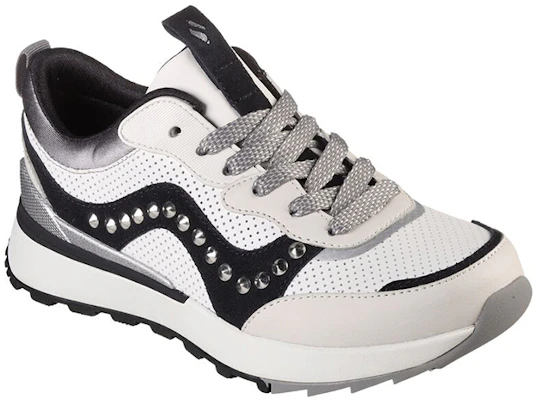 (W) Skechers Sunny Street-Lederoptik ''Weiß Schwarz'' 155435-WBK Lookbook (W) Skechers Sunny Street-Lederoptik ''Weiß Schwarz'' 155435-WBK
