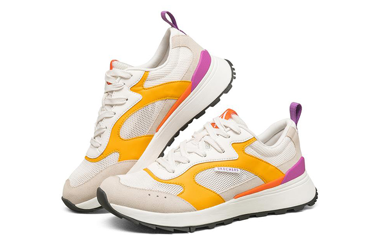 (W) Skechers Sunny Street Retro Low-Running Shoes Prey 'Brown' 圖 3