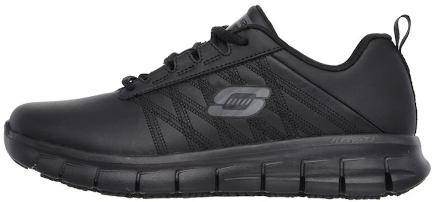 (W) 스케쳐스 슈어 트랙 블랙 (Skechers Sure Track Black) 76576-BLK Buy (W) 스케쳐스 슈어 트랙 블랙 (Skechers Sure Track Black) 76576-BLK