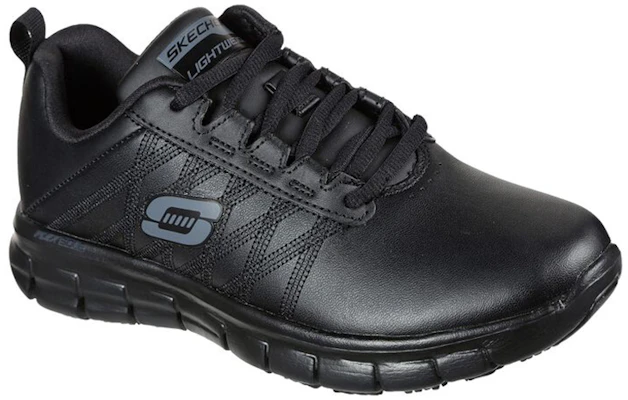 (W) 스케쳐스 슈어 트랙 블랙 (Skechers Sure Track Black) 76576-BLK Lookbook (W) 스케쳐스 슈어 트랙 블랙 (Skechers Sure Track Black) 76576-BLK