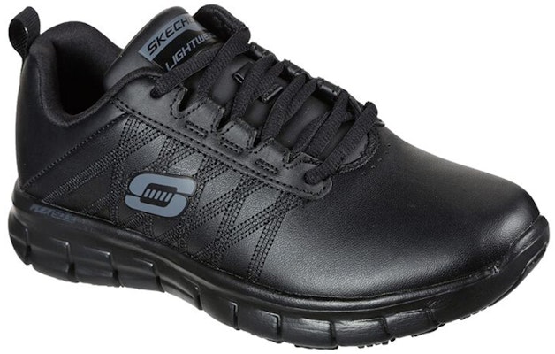 (W) 스케쳐스 슈어 트랙 블랙 (Skechers Sure Track Black) 76576-BLK Lookbook (W) 스케쳐스 슈어 트랙 블랙 (Skechers Sure Track Black) 76576-BLK