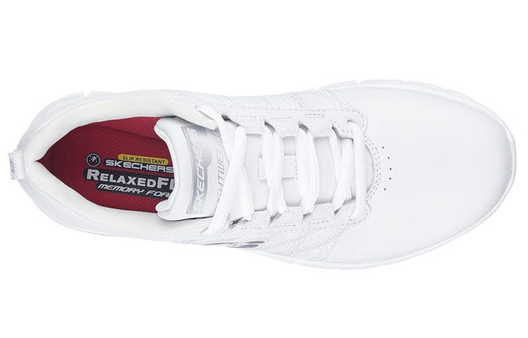 Lookbook (Women) Skechers Sure Track Low Top 'Lightweight Breathable Comfort White' 76576-WHT