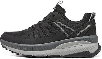 (Women) Skechers Switch Back 'Black Grey' 180162-BKCC (Women) Skechers Switch Back 'Black Grey' 180162-BKCC