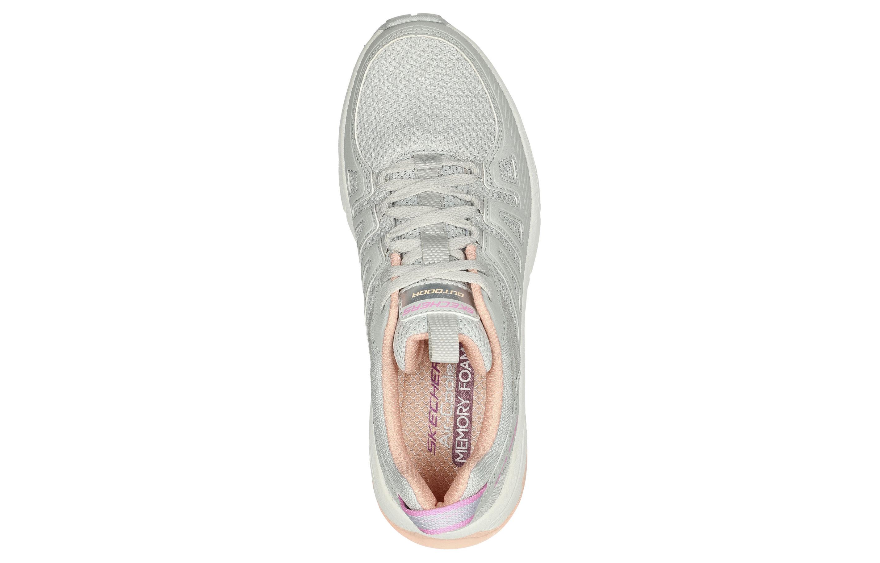 Shop (W) Skechers Switch Back 'Grey Charcoal' Abu-Abu Arang 180162-GYCL