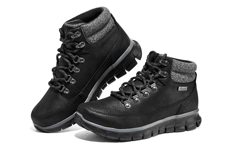 Shop (Women) Skechers Synergy 'Black Casual Boot' 167425-BLK