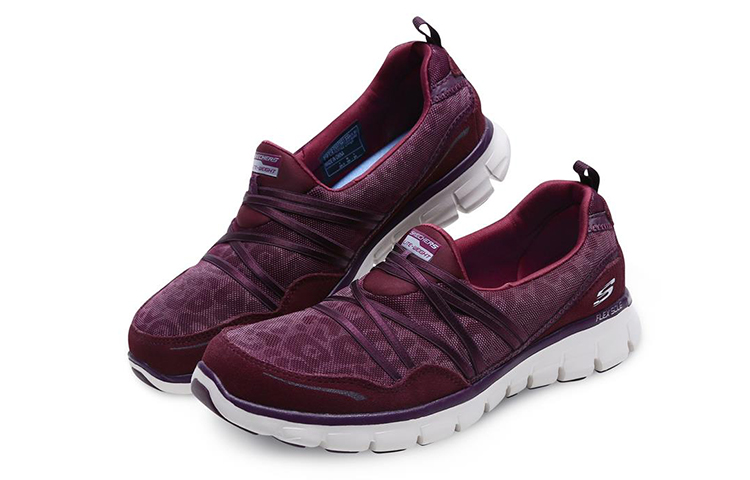 Lookbook (W) Skechers Synergy 'Slip-On Burgundy' 11962-BURG