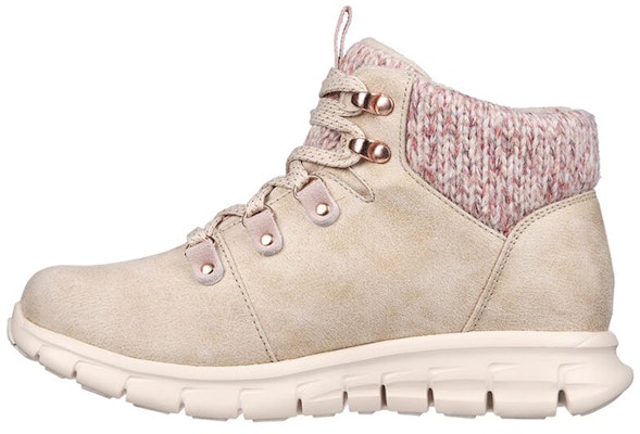 (Women) Skechers Synergy High Top 'Comfort Casual - Pink Beige' 167340-NTPK Buy (Women) Skechers Synergy High Top 'Comfort Casual - Pink Beige' 167340-NTPK