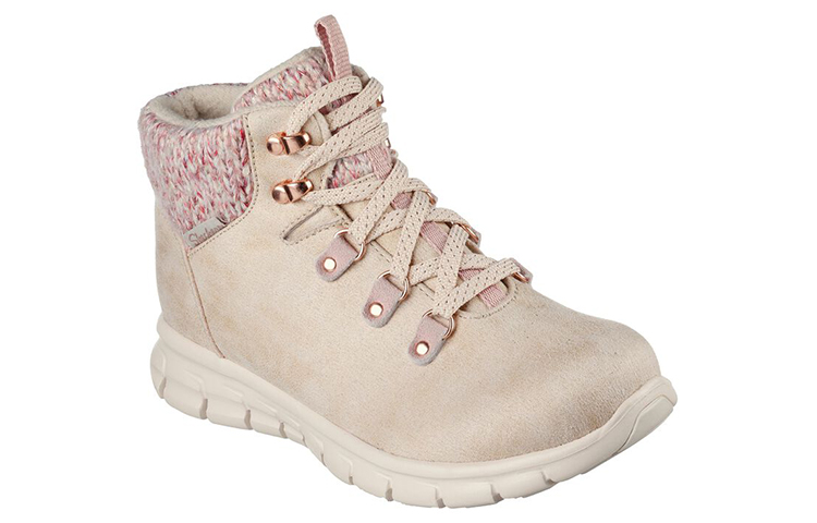 Lookbook (W) Skechers Synergy High Top ''Confort Décontracté - Rose Beige'' 167340-NTPK