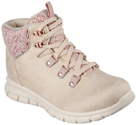 (W) Skechers Synergy High Top 'Nyaman Kasual - Pink Beige' 167340-NTPK Lookbook (W) Skechers Synergy High Top 'Nyaman Kasual - Pink Beige' 167340-NTPK