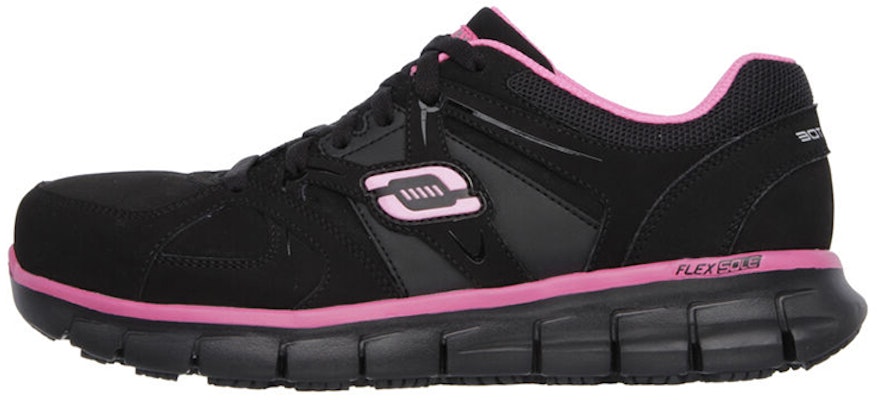 (Women) Skechers Synergy Low 'Black Pink' 76553-BKPK Buy (Women) Skechers Synergy Low 'Black Pink' 76553-BKPK