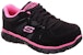 (W) Skechers Synergy Low 'Hitam Merah Jambu' 76553-BKPK