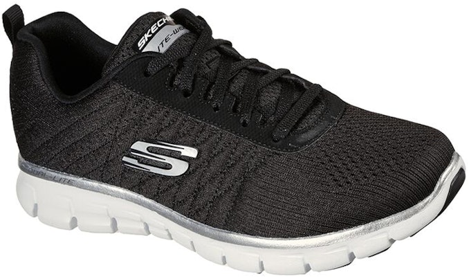 (Women) Skechers Synergy Low 'Black White' 149278-BKW Lookbook (Women) Skechers Synergy Low 'Black White' 149278-BKW