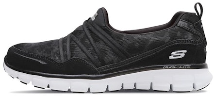(Women) Skechers Synergy Slip-On 'Black White' 11962-BKW (Women) Skechers Synergy Slip-On 'Black White' 11962-BKW