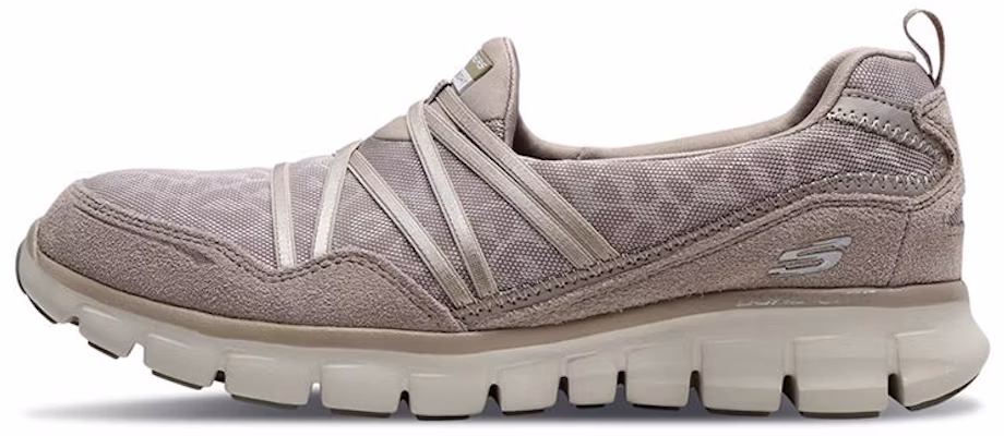 (Women) Skechers Synergy Slip-On 'Grey Taupe' 11962-TPE Buy (Women) Skechers Synergy Slip-On 'Grey Taupe' 11962-TPE
