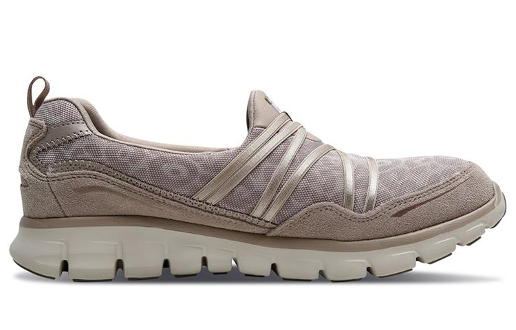 Order (Women) Skechers Synergy Slip-On 'Grey Taupe' 11962-TPE