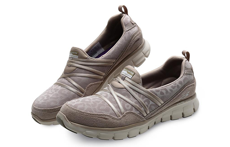Lookbook (Women) Skechers Synergy Slip-On 'Grey Taupe' 11962-TPE
