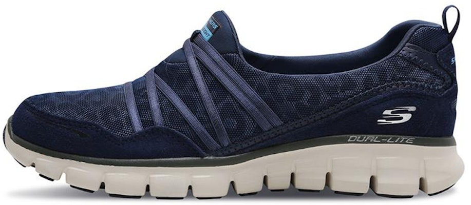 (Women) Skechers Synergy Slip-On 'Navy Blue' 11962-NVY Buy (Women) Skechers Synergy Slip-On 'Navy Blue' 11962-NVY