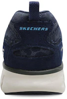 Shop Skechers Synergy 一脚蹬運動休閒鞋 女款 海軍藍色