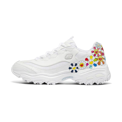 (W) Skechers Takashi Murakami D'Lites 'White'