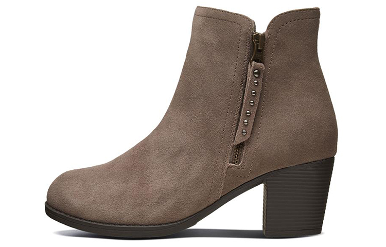 (Women) Skechers Taxi Chelsea Boot 'Dark Taupe' 48459-DKTP