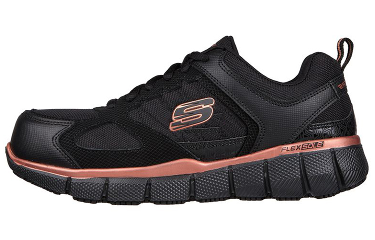 Buy (W) Skechers Telfin-Kanpur 'Hitam Emas' 108074-BKRG