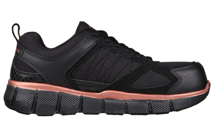 Order (W) Skechers Telfin-Kanpur 'Hitam Emas' 108074-BKRG