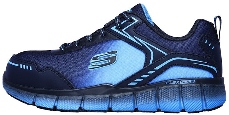 (Women) Skechers Telfin Arterios Alloy Toe 'Blue' 108009-NVBL Buy (Women) Skechers Telfin Arterios Alloy Toe 'Blue' 108009-NVBL