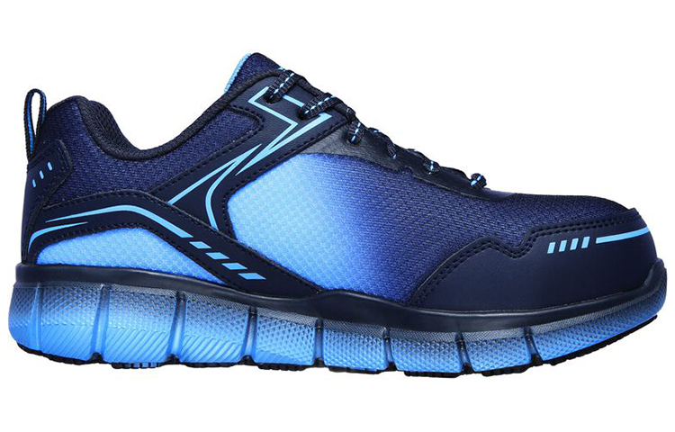 Order (W) Skechers Telfin Arterios Alloy Toe 'Biru' 108009-NVBL