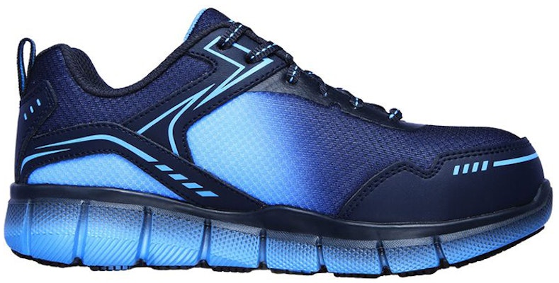 (Women) Skechers Telfin Arterios Alloy Toe 'Blue' 108009-NVBL Order (Women) Skechers Telfin Arterios Alloy Toe 'Blue' 108009-NVBL
