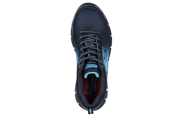 Lookbook (W) Skechers Telfin Arterios Alloy Toe 'Biru' 108009-NVBL