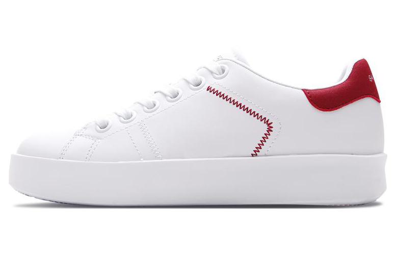 (Women) Skechers Traffic Low 'White Red' 73720-WRD