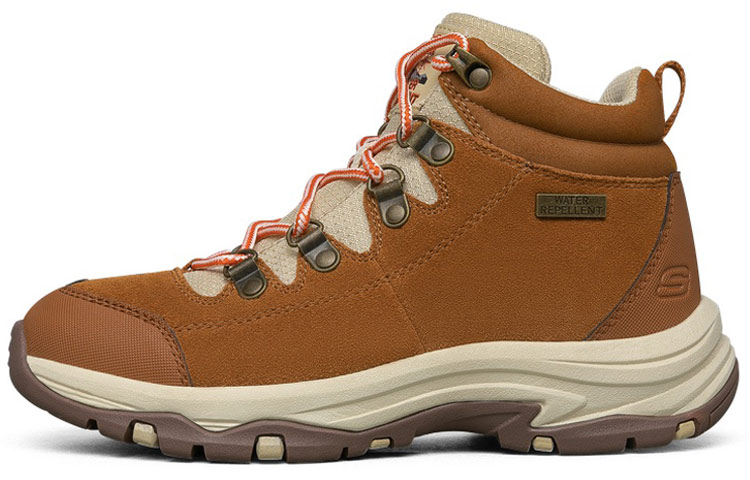 (Women) Skechers Trego-El Captian High-Top Brown 158254-COG