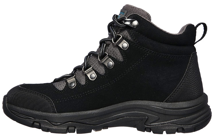 (Women) Skechers Trego-El Captian High-Top Black 158254-BKGY