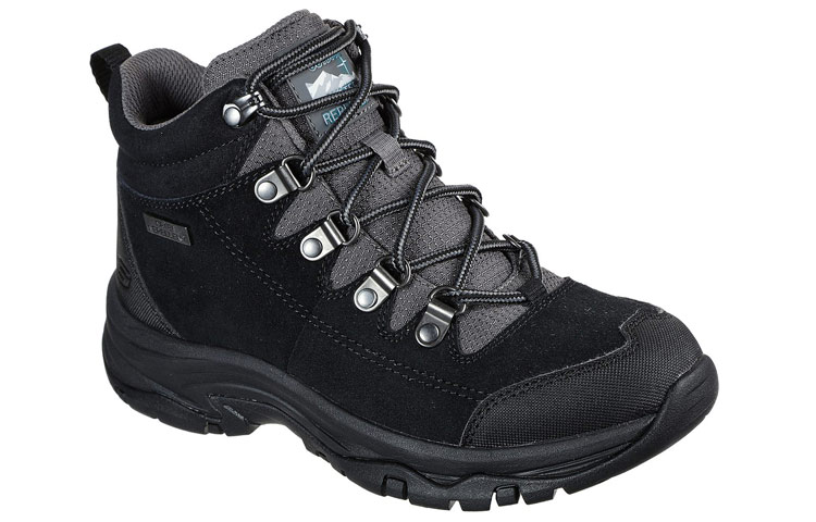 Lookbook (W) 스케쳐스 트레고-엘 캐피탄 블랙 하이탑 158254-BKGY