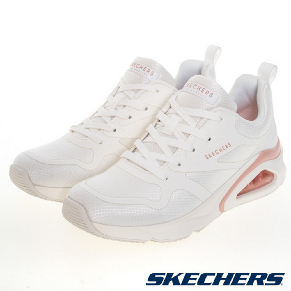 (W) SKECHERS TRES-AIR UNO Casual Shoes White White color