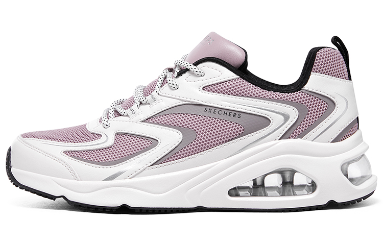 (Women) Skechers Tres-Air Uno Street Fl-Air 'White Lavender' 177424-WLV
