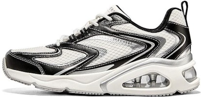 (Women) Skechers Tres-Air Uno Vision-airy 'White Black' 177425-WBK (Women) Skechers Tres-Air Uno Vision-airy 'White Black' 177425-WBK