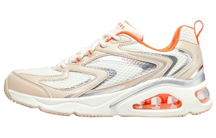(Women) Skechers Tres Air Terti Airy 'White Beige Orange' 177426-NTOR