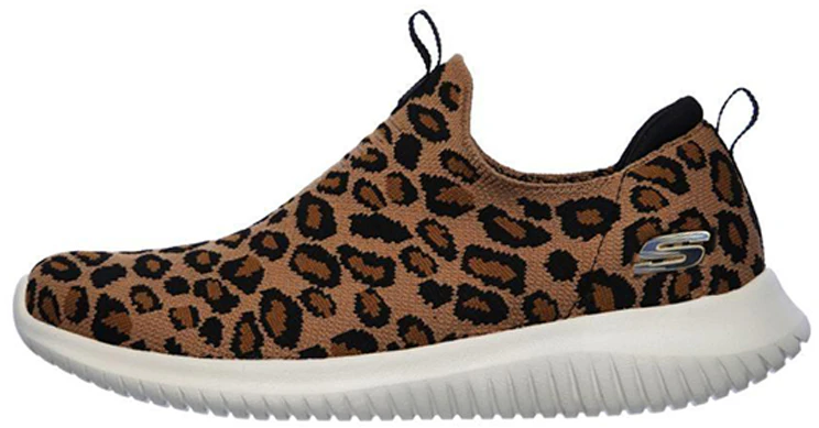 women-skechers-ultra-flex-wild-expedition-breathable-minimalist-low-top-casual-leopard-print-13127-lpd