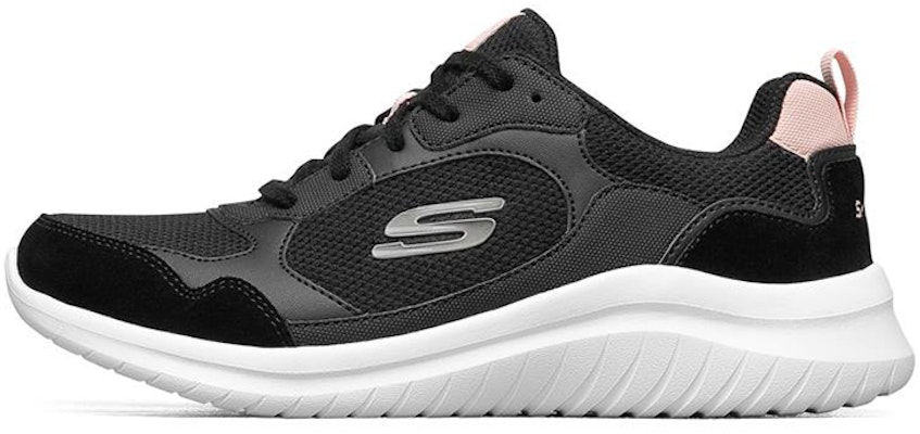 (Women) Skechers Ultra Flex 2.0 Low-Top Running Shoes Black/Pink 66666299-BKPK Buy (Women) Skechers Ultra Flex 2.0 Low-Top Running Shoes Black/Pink 66666299-BKPK