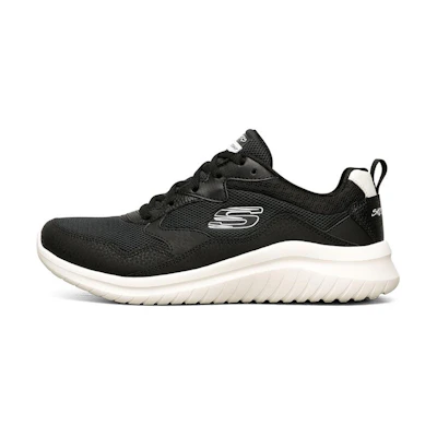 (W) Skechers Ultra Flex 2.0 Running Shoes Black/White