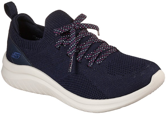 (W) スケッチャーズ ウルトラフレックス 2.0 青白 149186-NVY Lookbook (W) スケッチャーズ ウルトラフレックス 2.0 青白 149186-NVY