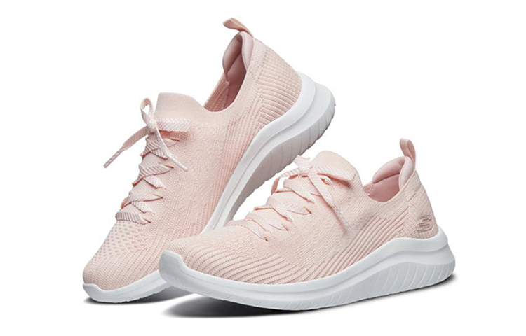 Lookbook Skechers Ultra Flex 2.0 緩震 運動 防滑 低幫 跑步鞋 女款 粉
