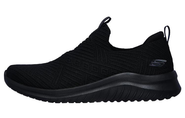 Buy (W) (女性用) スケッチャーズ ウルトラ フレックス 2.0 'スタニングサプライズ' 黒スリップオン 149180-BBK 149180-BBK