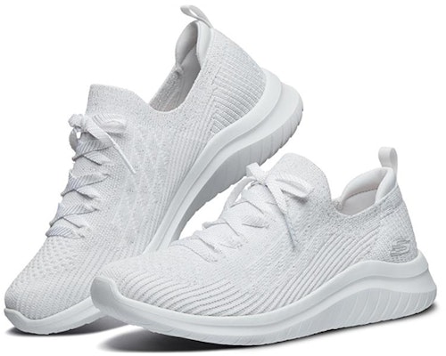 (W) Skechers Ultra Flex 2.0 Sepatu Lari Low-Top 'Triple White' 13357-WSL Lookbook (W) Skechers Ultra Flex 2.0 Sepatu Lari Low-Top 'Triple White' 13357-WSL